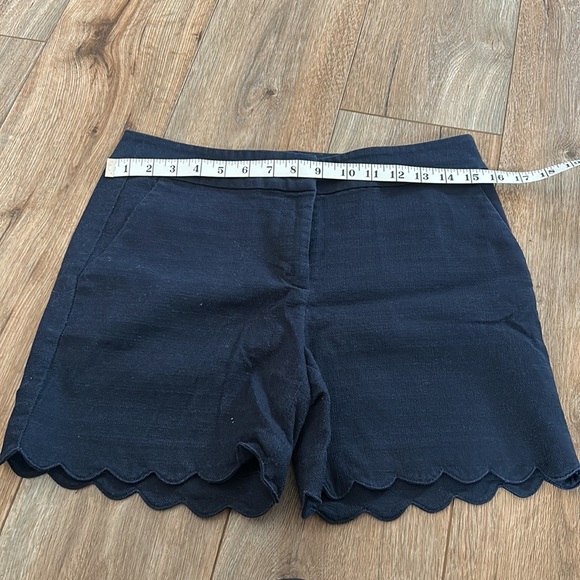 Navy Scalloped Shorts - Picture 2 of 6